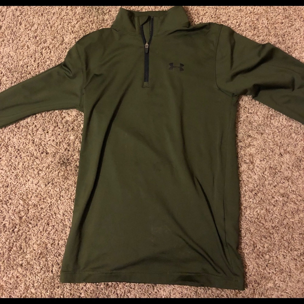 Under Armour Men’s 1/4 Zip Olive Green
